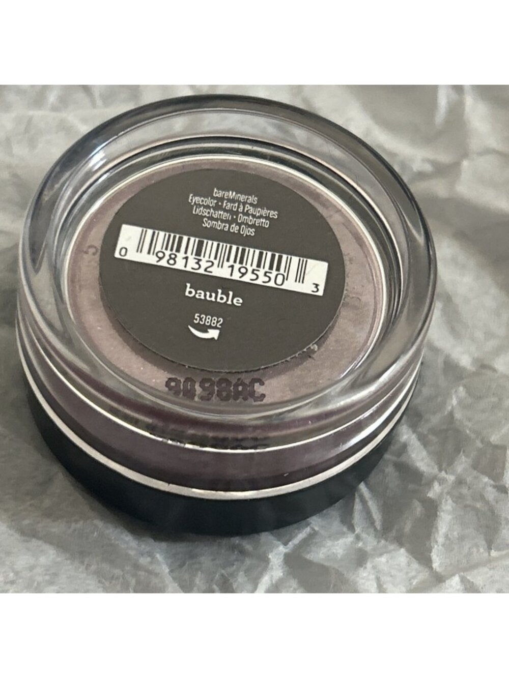 bareMinerals Bauble (plum) Eyeshadow Eye Shadow Color .02oz Full Size Sealed